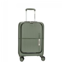 Kabinov� kufr s vykl�p�c� kapsou Tokyo 55 x 35 x 20 cm - 35 L zelen� 21003-55-029, ENRICO BENETTI