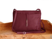D�msk� ko�en� crossbody kabelka 5085 bordo, MAXFLY
