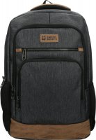 P�nsk� batoh do pr�ce na notebook 17" 62120-012 grey, ENRICO BENETTI