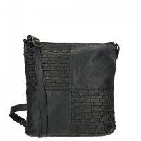 Propl�tan� ko�en� crossbody kabelka Sicily 89031-001 �ern�, ENRICO BENETTI