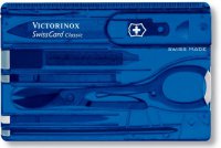 SwissCard Victorinox Classic, transparentn� modr� 0.7122.T2, VICTORINOX