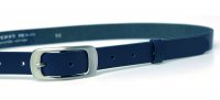 Tmav� modr� �zk� d�msk� ko�en� p�sek 173-56, Penny Belts