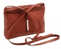 D�msk� ko�en� crossbody kabelka 5085 tmav� oran�ov�, MAXFLY