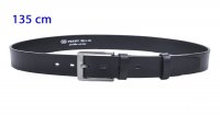 Dlouh� p�nsk� ko�en� p�sek �ern� 35-100-4-60 obvod pasu 135 cm, Penny Belts