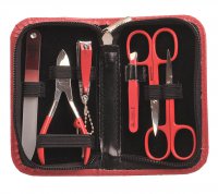 D�msk� 6-ti d�ln� sada na manik�ru 7831 MC RED �erven�, Kellermann