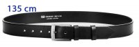 Ko�en� p�nsk� �ern� opasek 35-1-60 obvod pasu 135 cm - dlouh�, Penny Belts