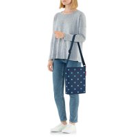 Kabelka p�es rameno Shoulderbag S mixed dots blue HY4080, Reisenthel