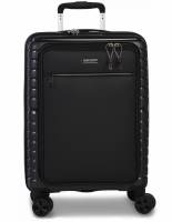 Mal� cestovn� kabinov� kufr 10468-0100 �ern� s vykl�p�c� kapsou na notebook, WORLDPACK