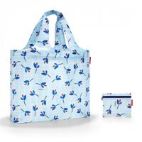 Velk� cestovn� a pl�ov� ta�ka Mini maxi beachbag Leaves Blue AA0056, Reisenthel