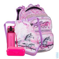 Velk� �koln� set pro prv���ky Dopi 24 A kon� (batoh + s��ek + pen�l + box + lahev + mal� s��ek), Bagmaster