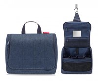 Velk� kosmetick� ta�ka Reisenthel toiletbag XL herringbone dark blue WO4113, Reisenthel